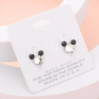 Mouse Character Stud Earrings