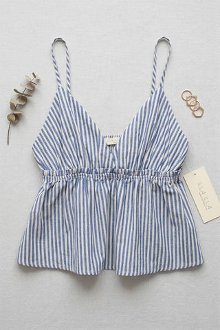 V Neck Babydoll Tank Top