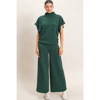 Dolman Sleeve Top And Pant Set