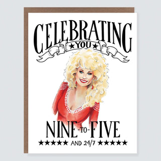 Dolly 9-5 Birthday Card