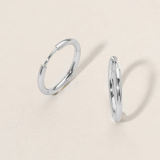 Stainless Steel Hypoallergenic Mini Huggie Hoop Earrings