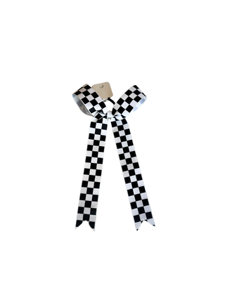 Race Check Collegiate Style Bow