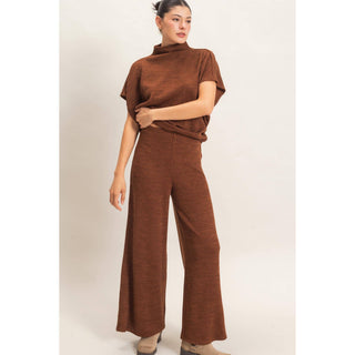 Dolman Sleeve Top And Pant Set