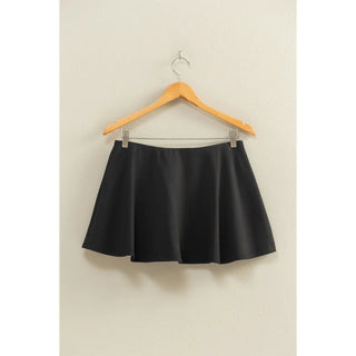 Flirty Scuba Mid Waist Skort