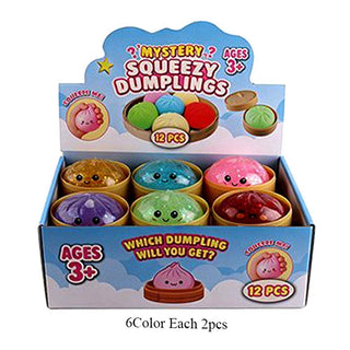 Steamed Bao Bun Dumpling Squeeze Squishy Stress Relief Toy