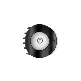 Jet Black | Medium | Flat Circle Hair Clip