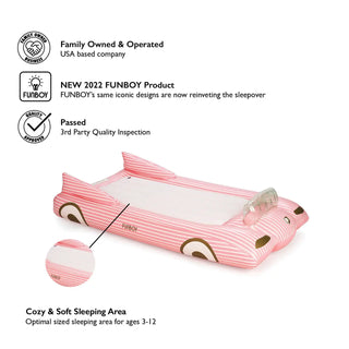 Pink Convertable Kids Sleepover Air Mattress