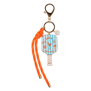 Sardine Pickleball Paddle Knot Strap Keychain Bag Charm
