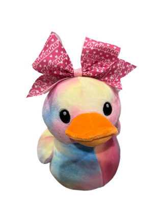 Tie Dye Plush Duck