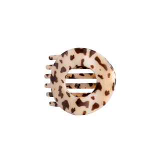 Blonde Tortoise | Medium | Flat Circle Hair Clip