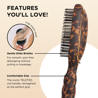 Detangler Brush |Tortoise| Thick