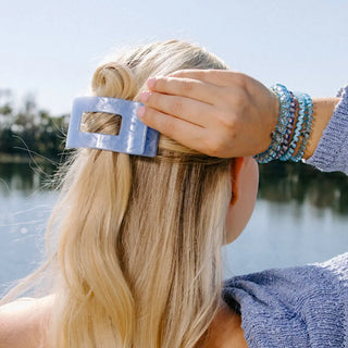 Small Flat Teleties Rectangle Hair Clip