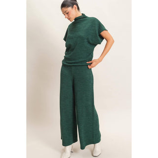 Dolman Sleeve Top And Pant Set
