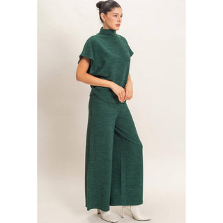 Dolman Sleeve Top And Pant Set