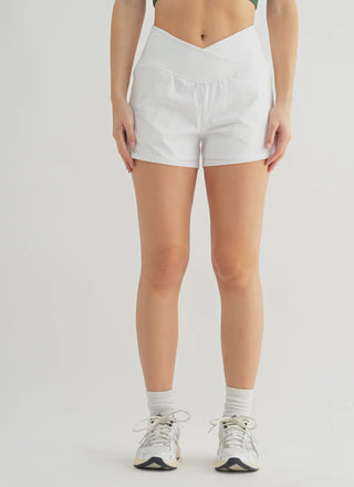Crossover Waist Running Shorts