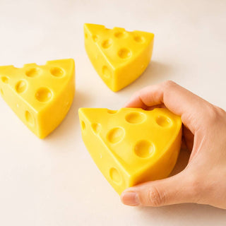 12PCS - Cheese Wedge Squeeze Squishy Stress Relief Toy