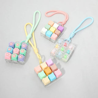 Stress Relief Cube Keyboard Bag Charm