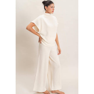 Dolman Sleeve Top And Pant Set
