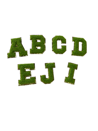 Green Letter Patch