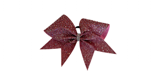 Dusty Rose Large Cheer Bow