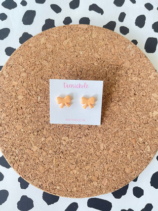 Bow Stud Earrings