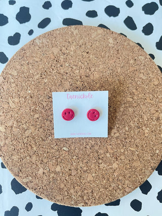 Smiley Stud Earrings