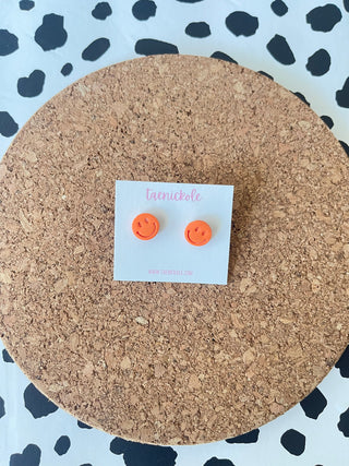 Smiley Stud Earrings