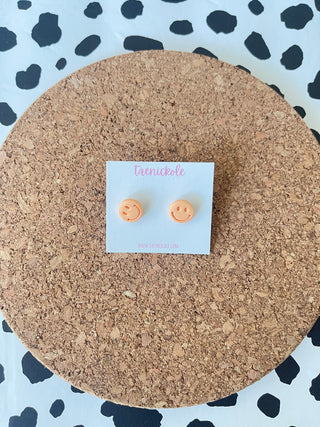 Smiley Stud Earrings