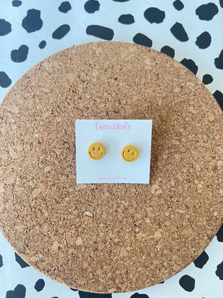 Smiley Stud Earrings