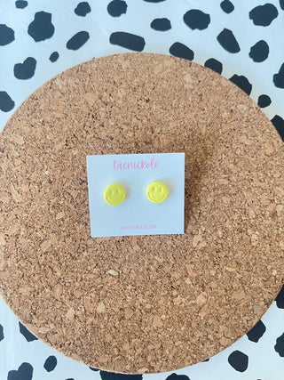 Smiley Stud Earrings