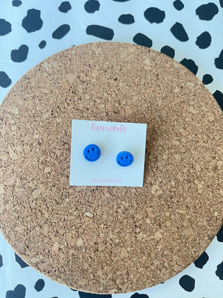 Smiley Stud Earrings