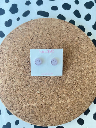 Smiley Stud Earrings