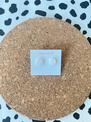 Smiley Stud Earrings