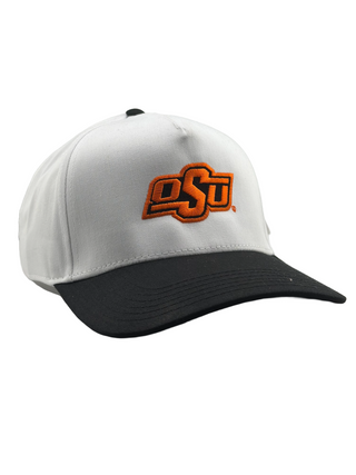 Oklahoma State Logo Two Tone Trucker Hat
