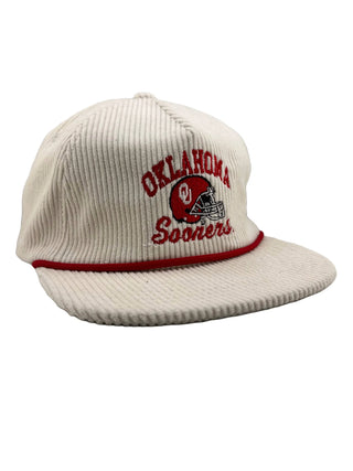 Sooners Helmet Grandpa Corduroy Rope Hat