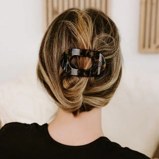 Small Round Flat Hair Clip