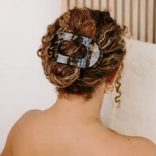 Large Round Flat Hair Clip