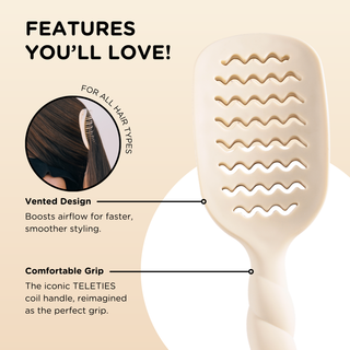 Vented Brush | Full Size | Tan