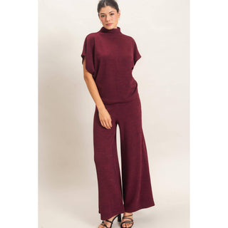 Dolman Sleeve Top And Pant Set