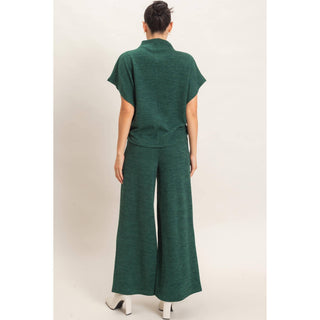 Dolman Sleeve Top And Pant Set