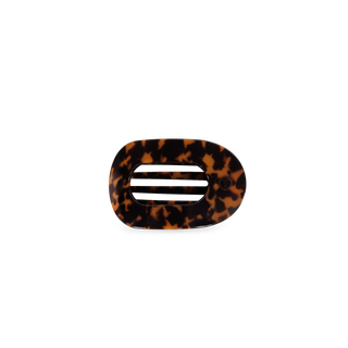 Tortoise | Tiny | Flat Round Hair Clip