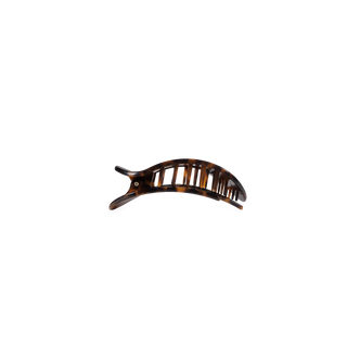 Tortoise | Tiny | Flat Round Hair Clip