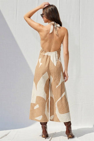 IM9263 -Halter Neck Jumpsuit