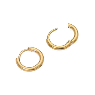 Stainless Steel Hypoallergenic Mini Huggie Hoop Earrings