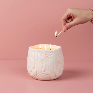 Sweet Grace Floral Design Candle #057