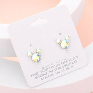 Mouse Character Stud Earrings