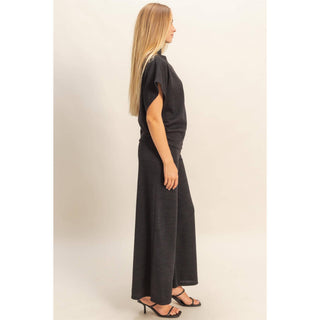 Dolman Sleeve Top And Pant Set