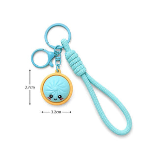 Cute Bao Bun Dumpling Bag Charm Keychains