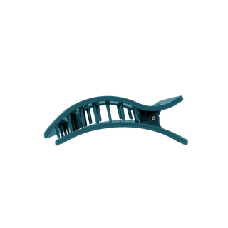 Teal With It | Medium | Flat Rectangle Hair Clip
