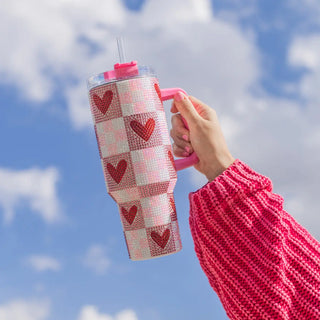 Heart Eyes Stainless Steel Tumbler